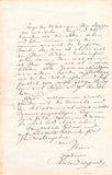 Wagner, Richard - Autograph Letter Signed 1866