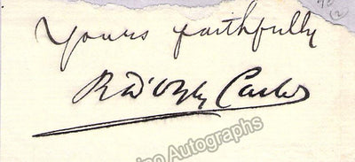 D'Orly, Richard - Signature Cut