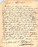 Hol, Richard - Autograph Music Quote Signed 1853