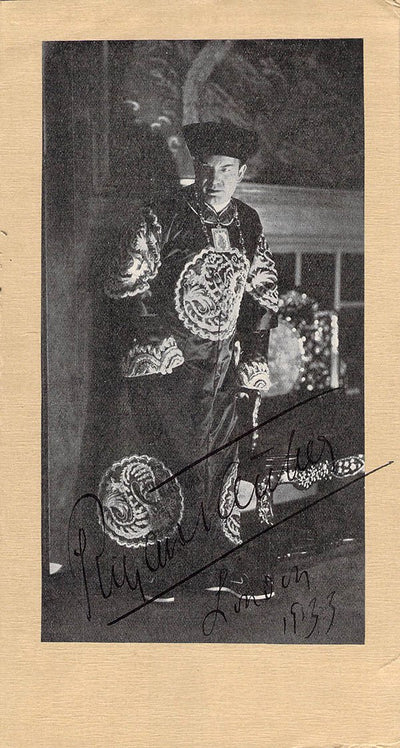 Tauber, Richard - Signed Photo in Das Land des Lachelns 1935