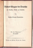 Wagner, Eva - Signed Book "Wagner - Der Deutscher" by Houston Stewart Chamberlain