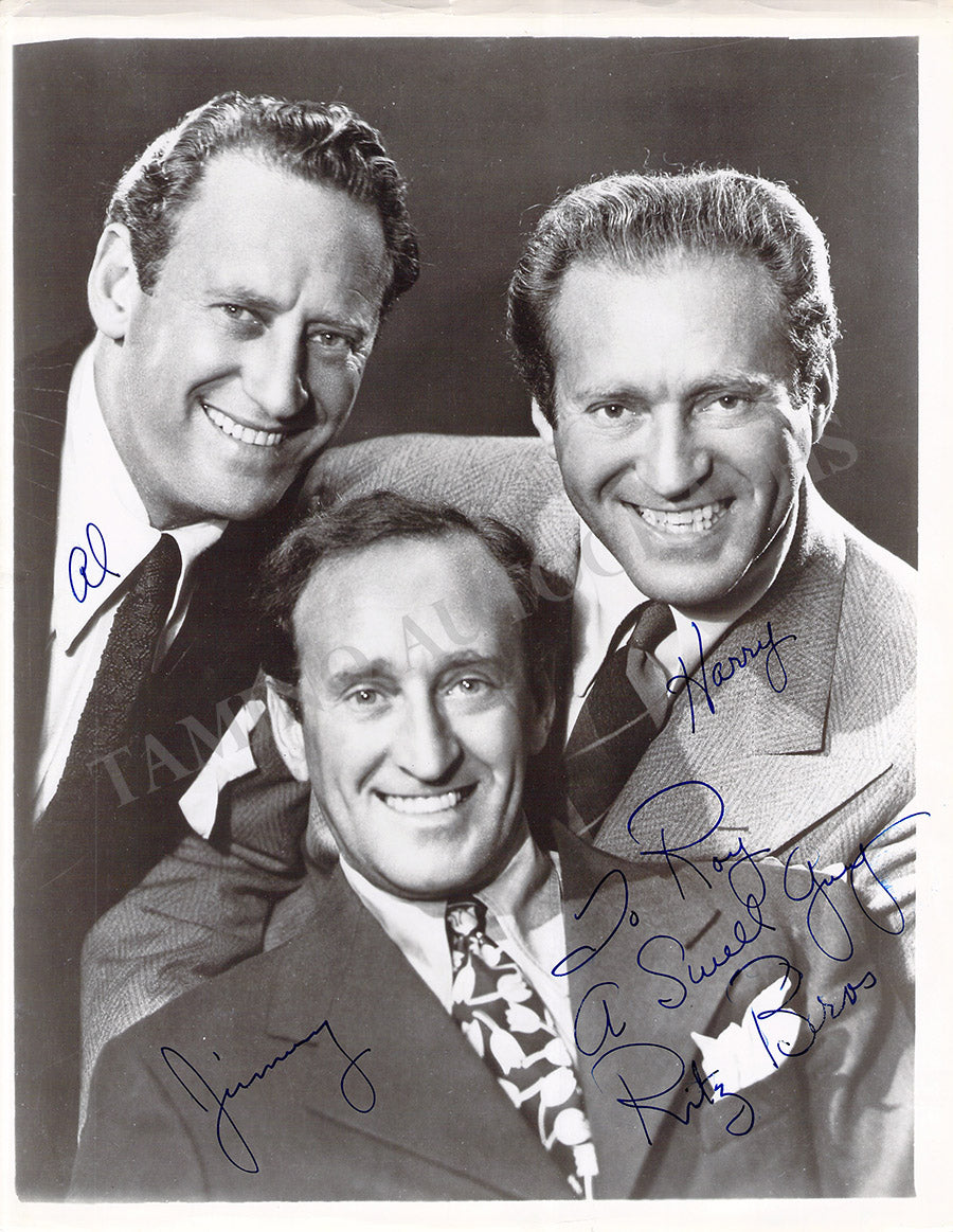 Ritz Brothers - Photograph Signed by All Three