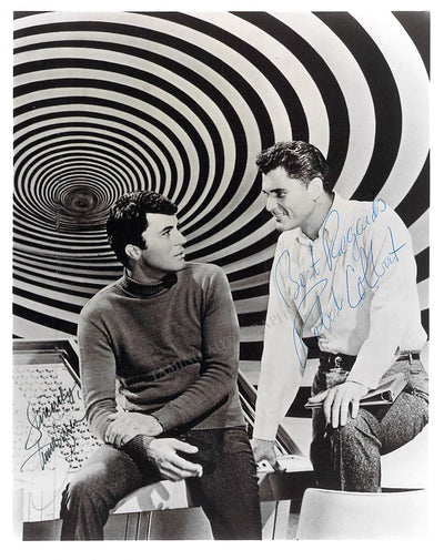 Darren, James - Colbert, Robert - Double Signed Photograph in "Time Tunnel"