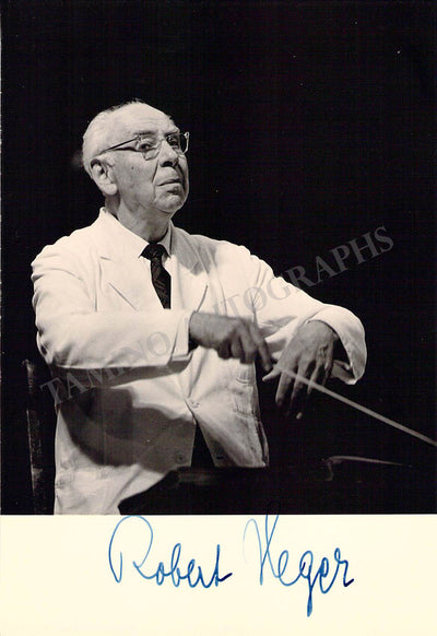 Heger, Robert - Signed Photograph