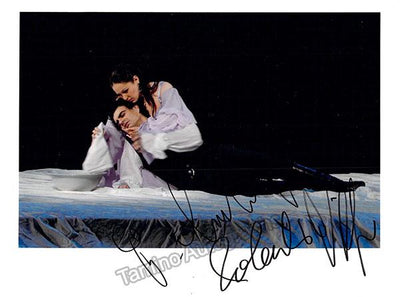 Villazon, Rolando - Machaidze, Nino - Double Signed Photograph in Romeo et Juliette