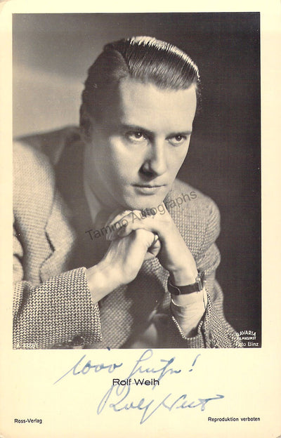 Weih, Rolf - Signed Photograph