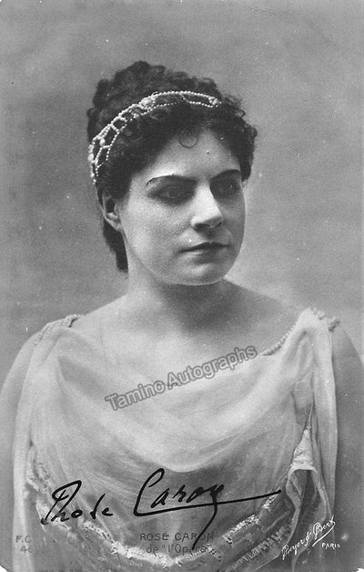 Caron, Rose - Signed Photo in role
