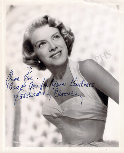 Clooney, Rosemary - Signed Photograph