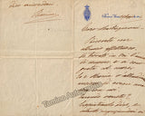 Storchio, Rosina - Set of 2 Autograph Letters Signed 1914