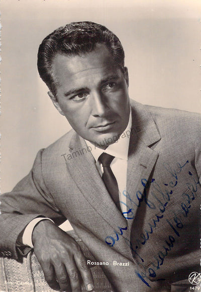 Brazzi, Rossano - Signed Photograph