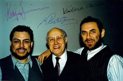 Rostropovich, Mstislav - Chernov, Vladimir - Signed Photo