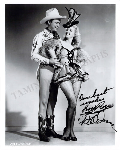 Rogers, Roy - Evans, Dale - Double Signed Photograph