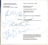 Rozhdestvensky, Gennady - Taverner, John - Double Signed Program London 1981
