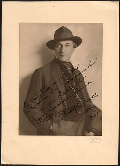 Bandler, Rudolf - Signed Photograph 1927