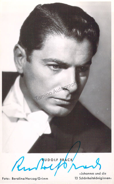 Prack, Rudolf - Signed Photograph