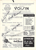 Serkin, Rudolf & Peter - Laredo, Jaime & Others - Signed Program New York 1962