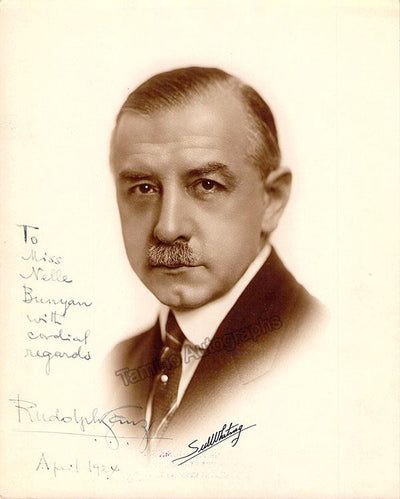 Ganz, Rudolph - Signed Photograph 1924
