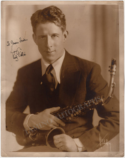 Vallee, Rudy - Large Photograph Signed