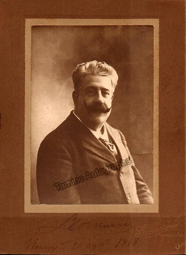 Leoncavallo, Ruggero - Signed Photo 1918 - Tamino