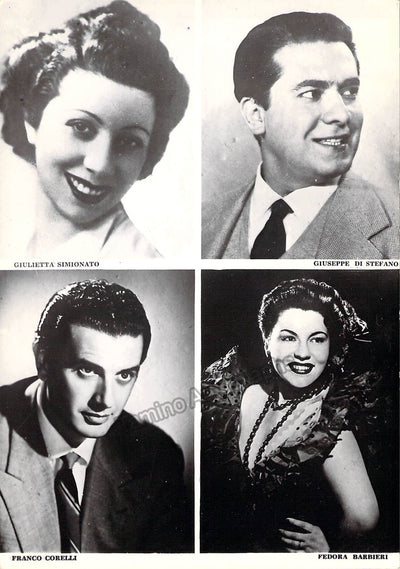 Opera Singers - Lot of 17 Composite Photographs