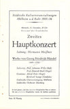 Vocal and Recital Concerts - Lot of 40+ German Programs 1871-1943