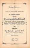 Vocal and Recital Concerts - Lot of 40+ German Programs 1871-1943