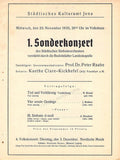 Vocal and Recital Concerts - Lot of 40+ German Programs 1871-1943