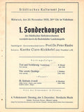 Vocal and Recital Concerts - Lot of 40+ German Programs 1871-1943
