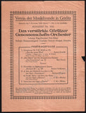 Vocal and Recital Concerts - Lot of 40+ German Programs 1871-1943