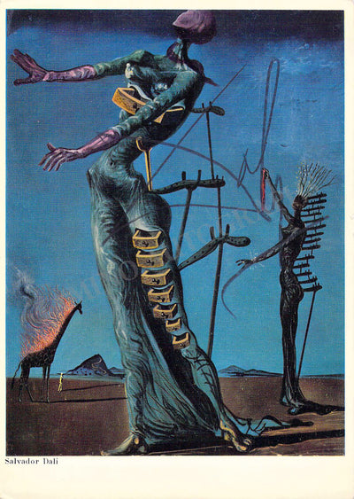 Dali, Salvador - Signed Photo Postcard