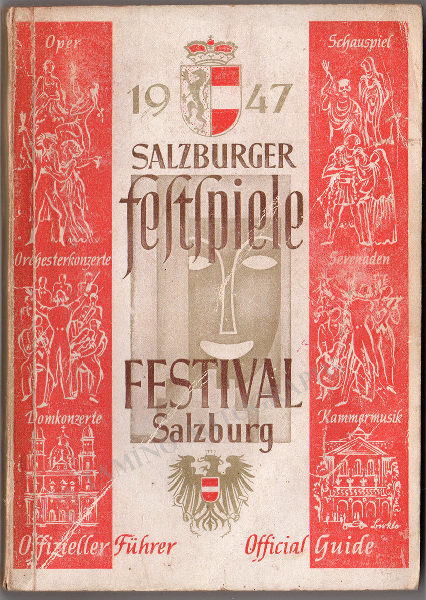 Salzburg Festival Full Guide Book 1947