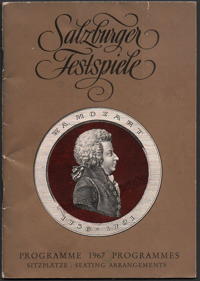 Karajan - Bohm - Vickers & Many Others - Salzburg Festival 1967