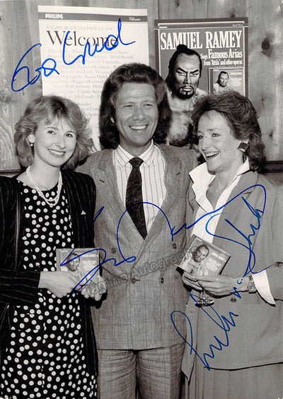 Ramey, Samuel - Lind, Eva - Von Stade, Frederica - Triple Signed Photograph