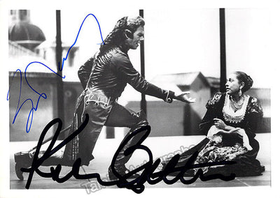 Ramey, Samuel - Battle, Kathleen - Double Signed Photograph in Don Giovanni
