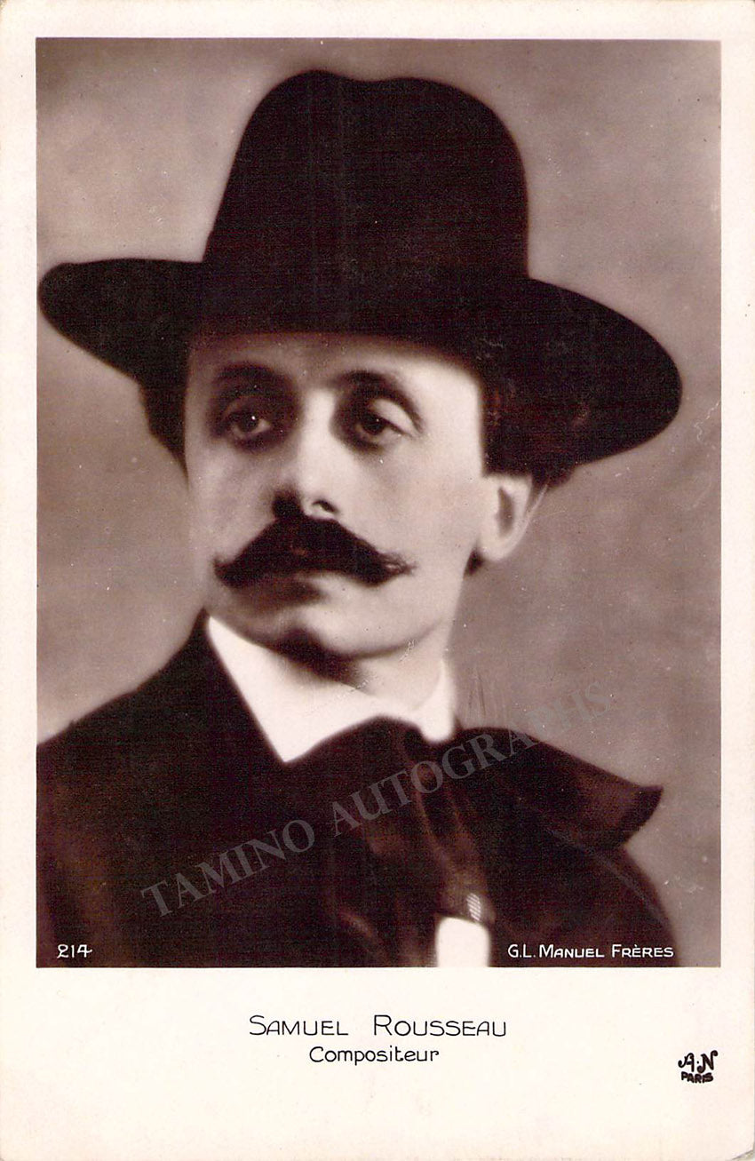 Composers Photo Postcards Unsigned Letters Q - Z – Tamino