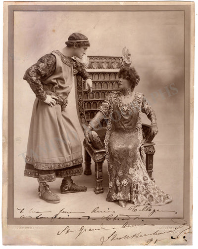Bernhardt, Sarah - Large Signed Photograph