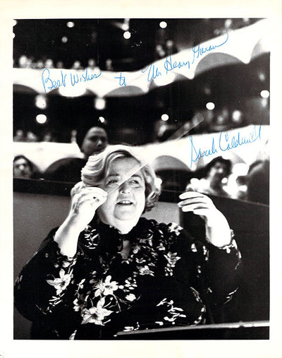 Caldwell, Sarah - Signed Photograph