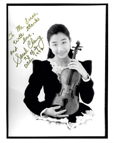 Chang, Sarah - Signed Photo Young