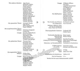 Vienna State Opera - Lot of 10 Signed Programs 1979-1981