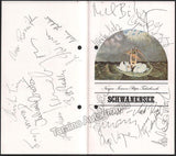 Vienna State Opera - Lot of 10 Signed Programs 1979-1981