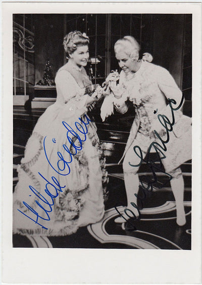 Gueden, Hilde - Jurinac, Sena - Double Signed Photographs (Various Autographs)