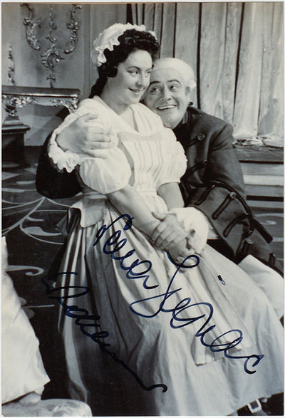 Jurinac, Sena - Edelmann, Otto - Double Signed Photograph in Rosenkavalier