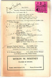 Koussevitzky, Serge - Signed Program Washington 1930
