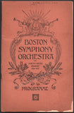 Koussevitzky, Serge - Converse, Frederick - Sessions, Roger - Concert Program 1927 - World Premiere