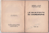 Lifar, Serge - Signed Booklet 1935