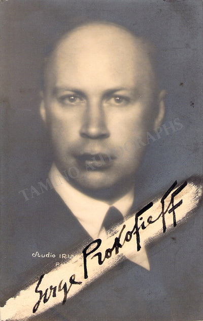 Prokofiev, Sergei - Signed Photograph