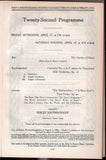 Rachmaninov, Sergei - Concert Program Boston 1925
