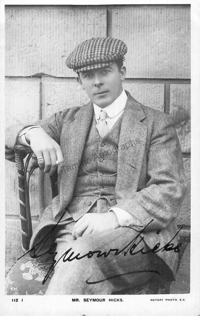 Hicks, Seymour - Terriss, Ellaline - Set of 2 Signed Photographs