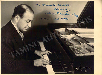 Cherkassky, Shura - Signed Photograph 1952