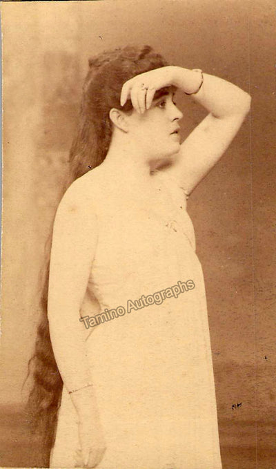 Sanderson, Sibyl - Signed Card + Photograph